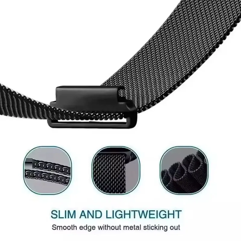 22mm 20mm Metal Milanese Strap For Xiaomi Watch 5/S5 S4 S3 Breathable wristband For Huawei Watch GT 7 Pro 47mm Amazfit Bip Max