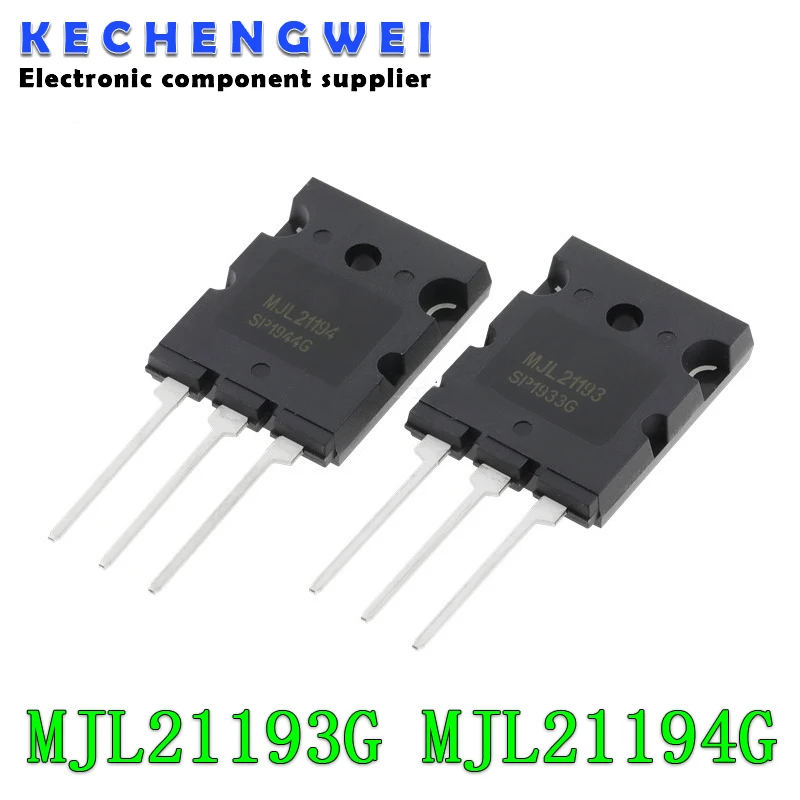 5pairs ( 5pcs MJL21193 + 5pcs MJL21194 ) TO-3PL MJL21193G MJL21194G TO-3P