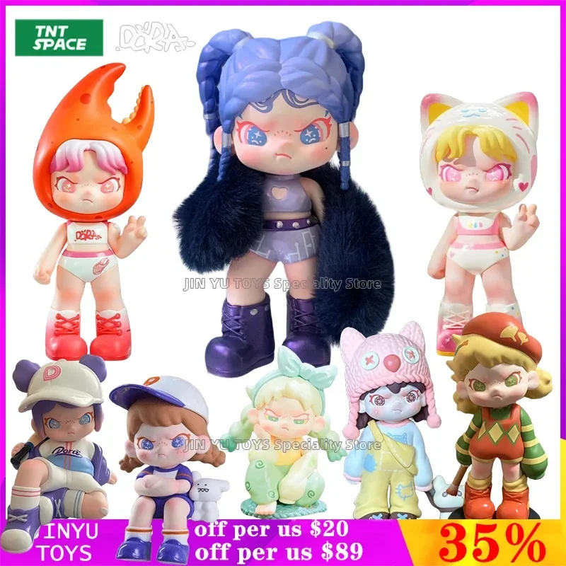 

TNT SPACE Dora Series Hanging Cards Toys Kawaii Anime Action Figure Limited Edition Doll Desktop Ornaments Collectible Kid Toys