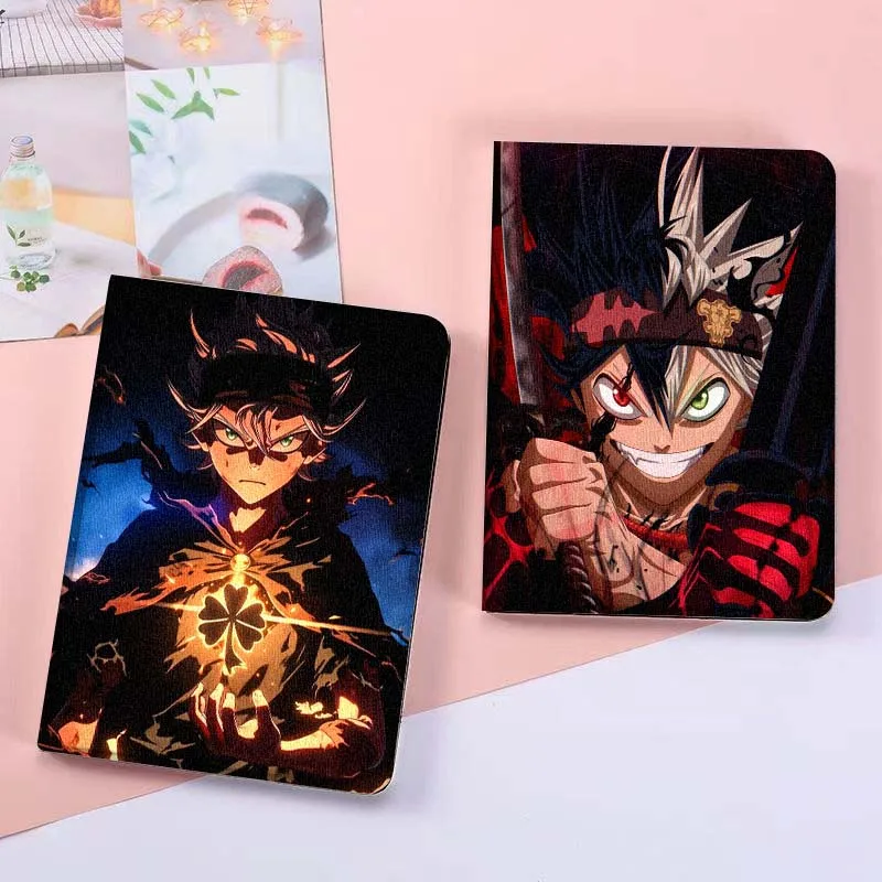 أسود البرسيم الفن أنيمي لباد برو الهواء Mini 1 2 3 4 5 6 7 7 8th 9th 10th 11th 10.2 9.7 10.5 10.9 11 12.9 حافظة كمبيوتر لوحي #2