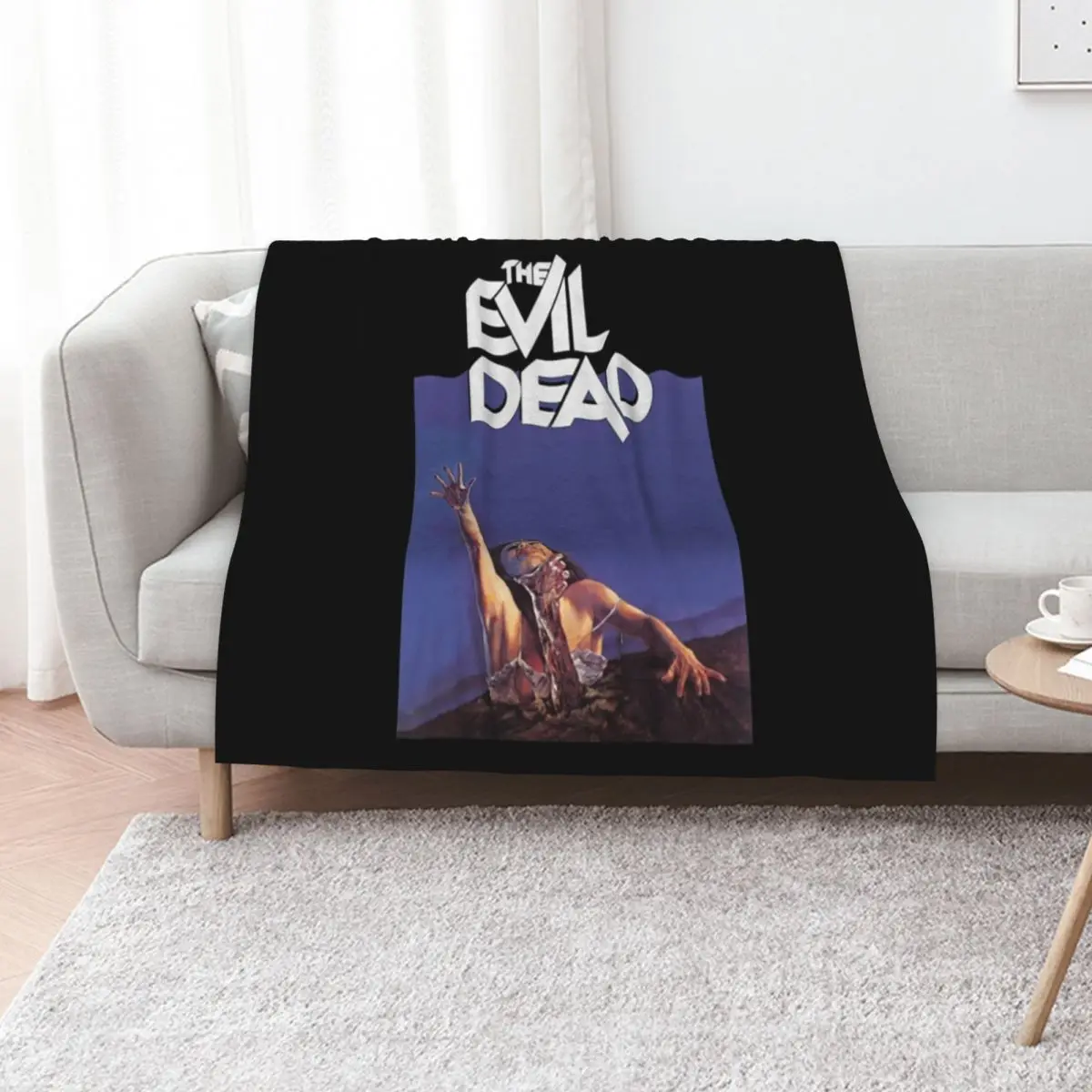 

The Evil Dead (1981) Throw Blanket Furrys Flannels Camping Extra Large Throw Blankets