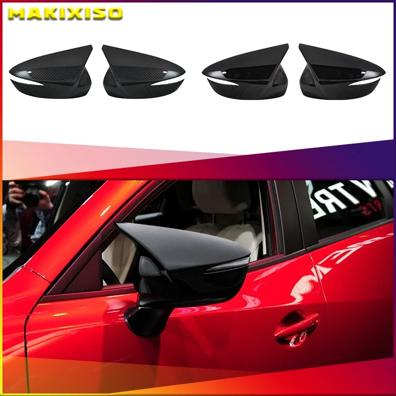 For Mazda CX-5 CX5 2015 2016 Car Wing Door Side Rearview Mirror Cover Lid Cap Shell House For Mazda CX-3 CX3 2016 2017 2018 2019