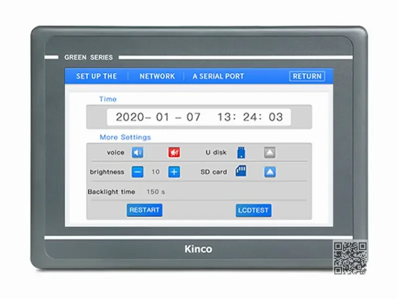 GL100 10.1-inch Resolution 1024*600 Kinco Touch Panel HMI New
