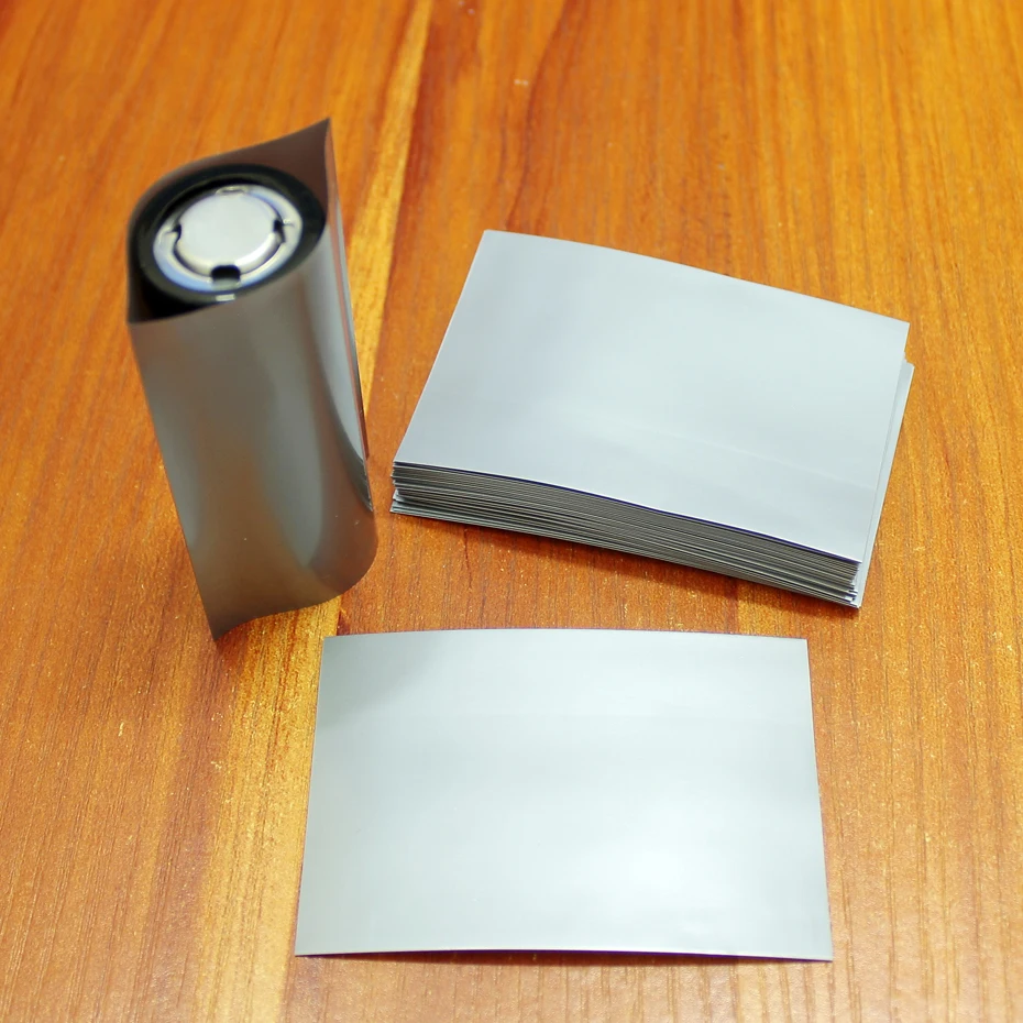 100pcs/lot Waterma 32700 lithium battery package heat shrink film battery insulation skin PVC heat shrinkable sleeve film