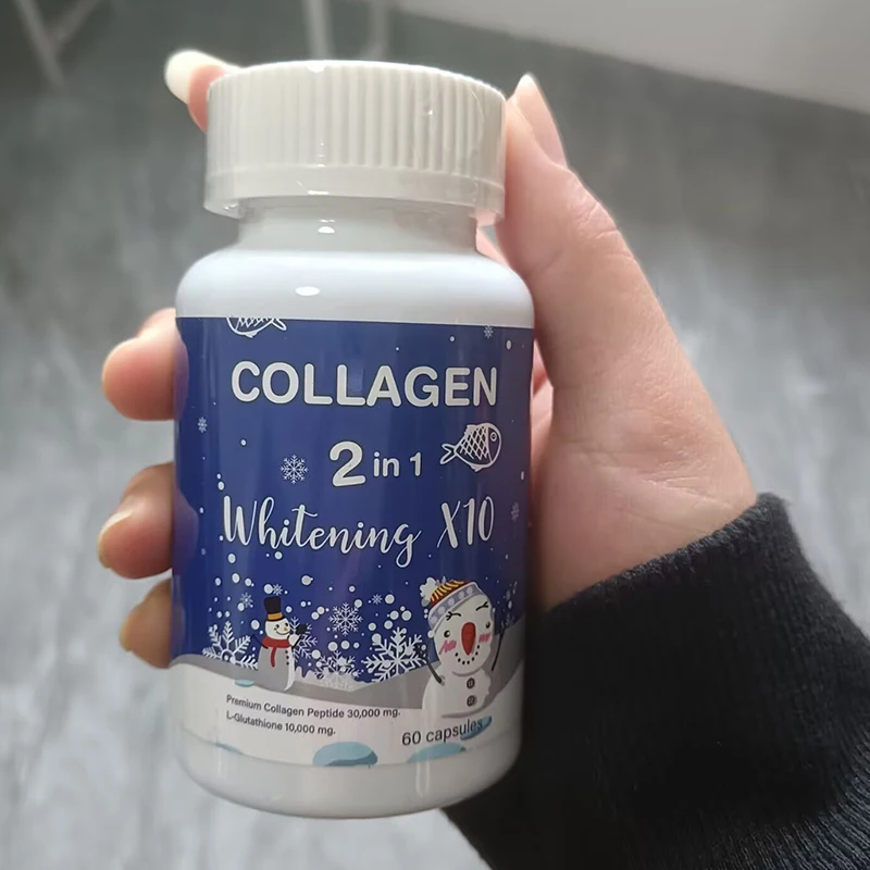 

1 bottle of Snowman Collagen Capsules helps improve skin health and brighten skin tone