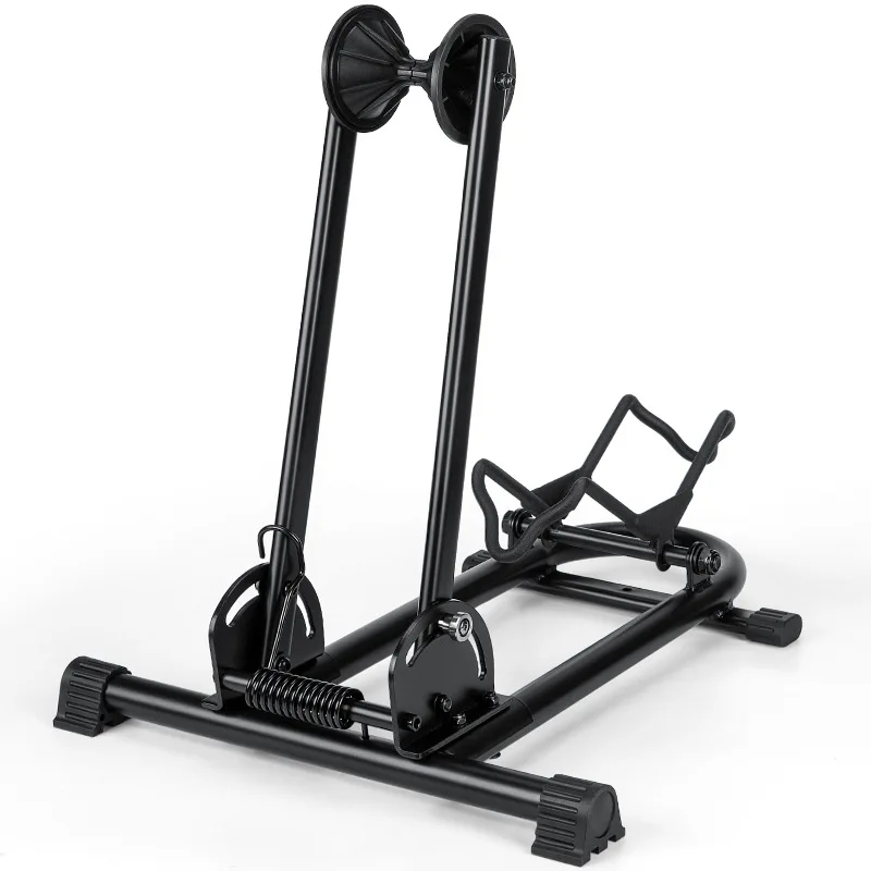 Bicycle parking rack Portable plug-in parking rack Dual pole mountain bike support rack Display rack