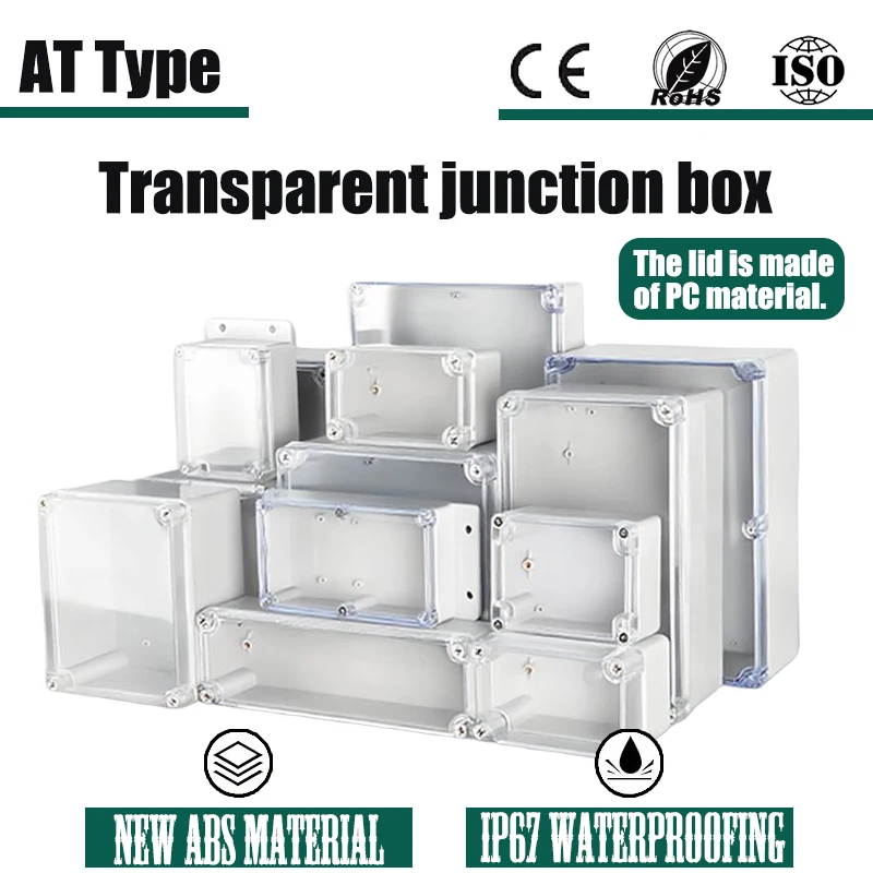 AG Series Waterproof ABS Plastic Junction Box IP67 Outdoor Electronic Case Wire Housing Custom Project Enclosure for Instruments