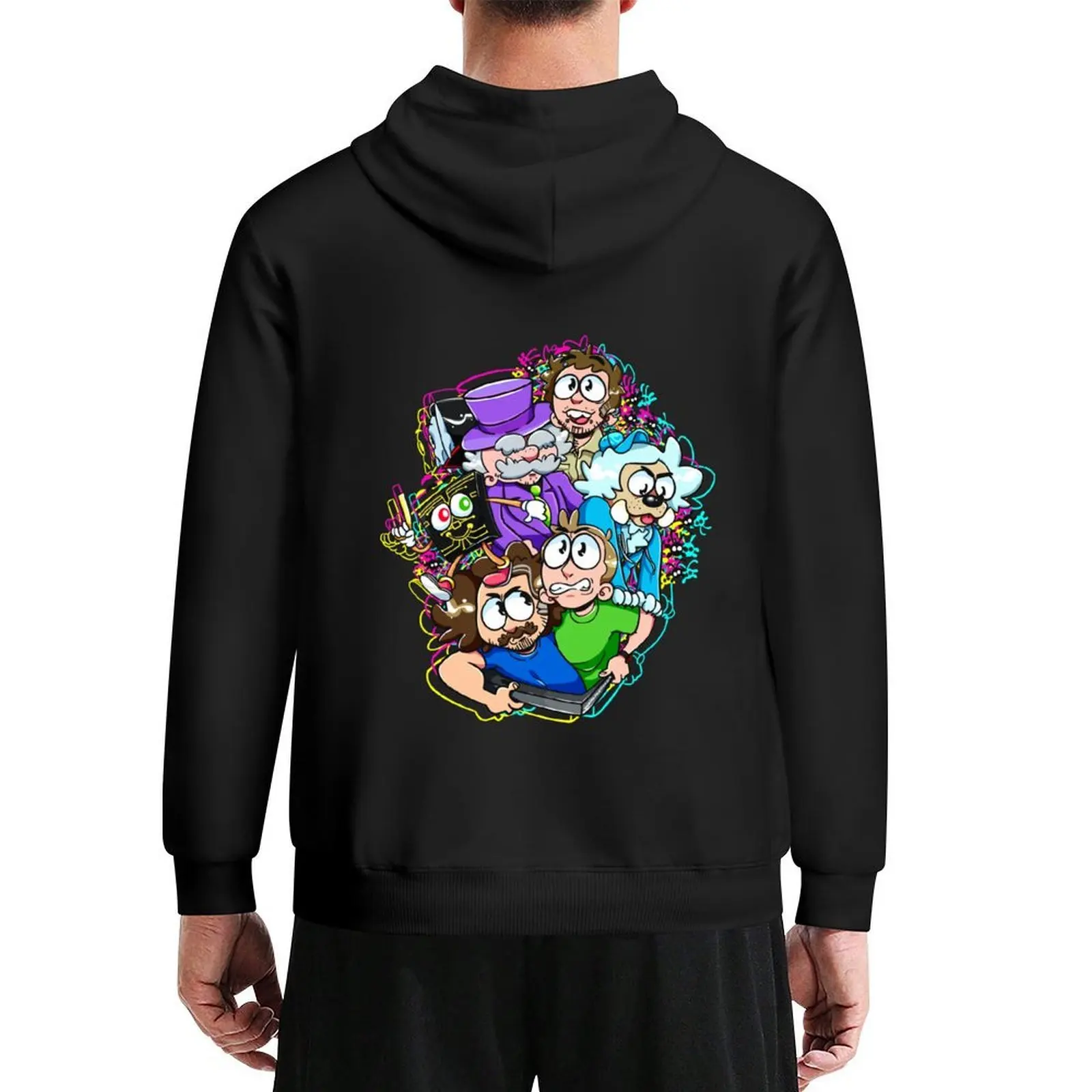 

the gang's all here Hoodie anime clothing clothes for men autumn men's coat hoodie graphic