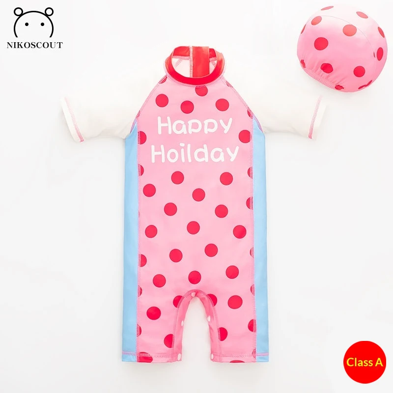 Traje de baño para bebé, traje de baño para niña pequeña, traje de baño de una pieza con protección solar de clase A para niña de 3 años