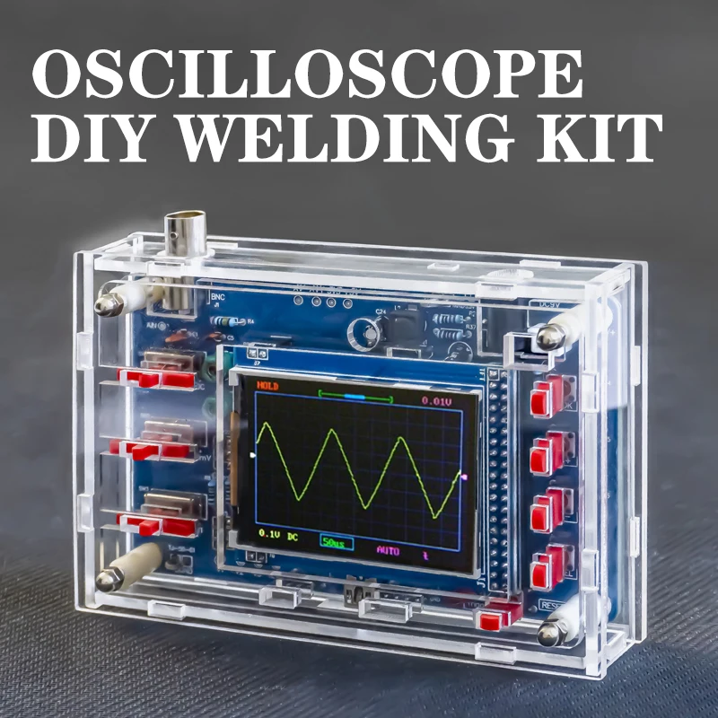 DSO138 zestaw oscyloskopu cyfrowego elektroniczny DIY kompatybilny STM32F103C8T6 pojedynczy układ scalony mikrokomputer montaż spawalniczy