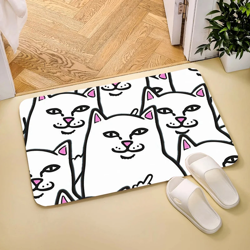 Kitchen Rug Finger Cat Room Rugs Bathroom Mat Balcony Carpets Home Carpet Entrance of House Foot Doormat Door Mats Bath Floor