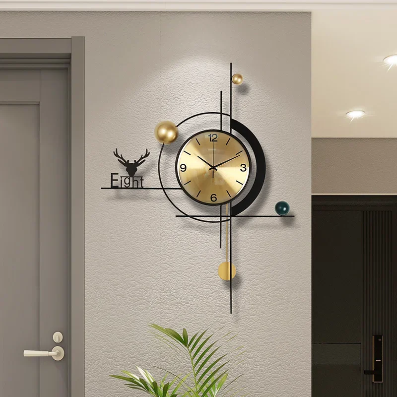 Nordic Minimalist Wall Clock Modern Simple Design Silent Non Ticking Battery Operated Living Room Bedroom Office Home Decor