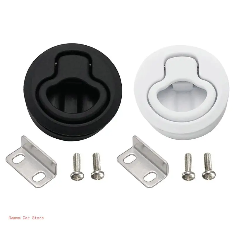 for Latch 2'' Flush Pull for Latch Locking for Hatch Door Cabinet Hardware Boat