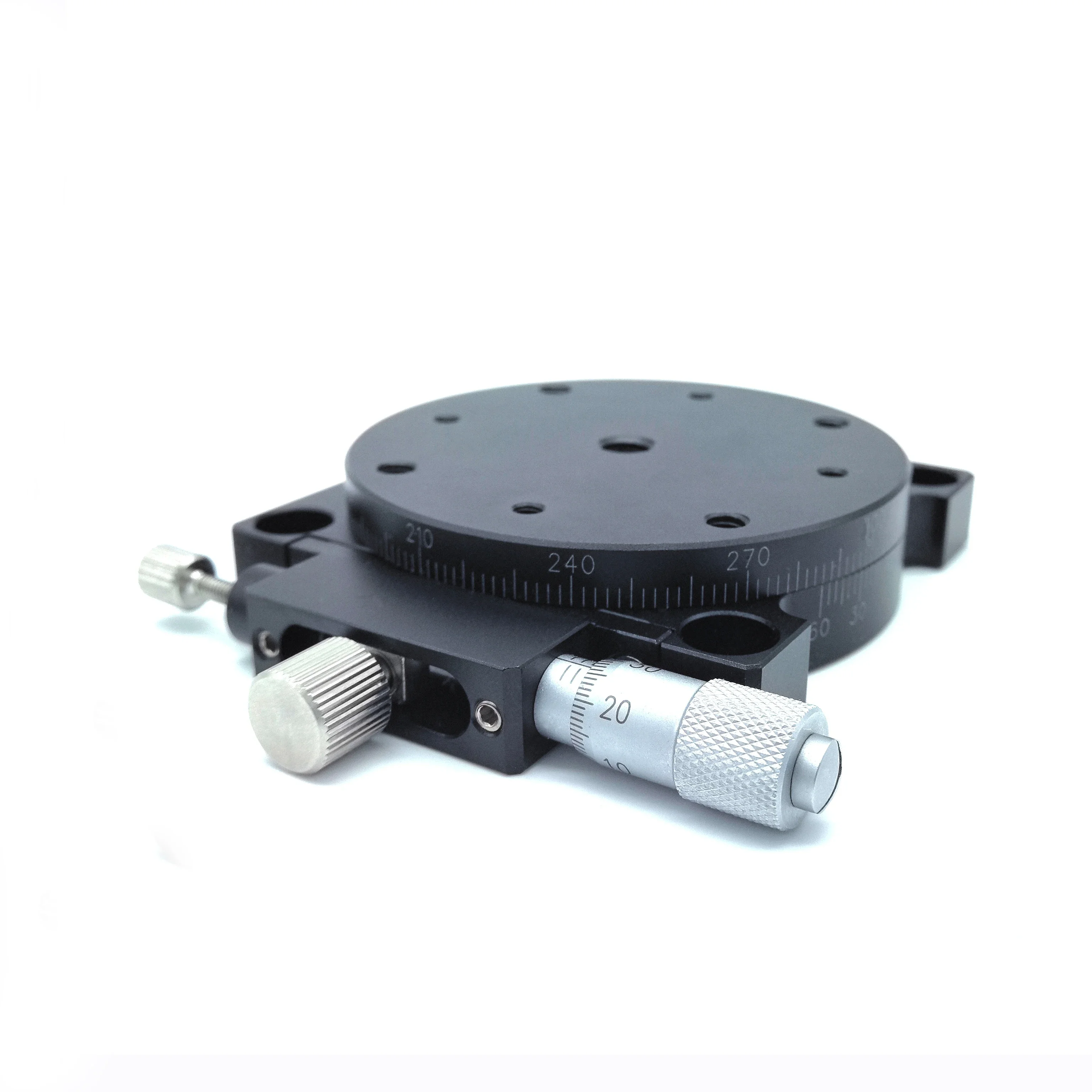 

Hot Sale LDTSH-60TV-A Manual Rotary Stages High-precision Shaft Design Ultra-thin Design Micrometer Head Can Be Used For Fine Ad