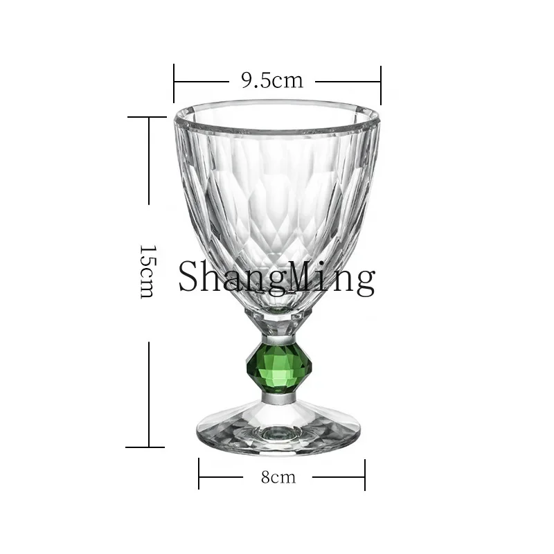 CLL light luxury high-grade lead-free crystal glass goblet niche champagne glass wine set 4