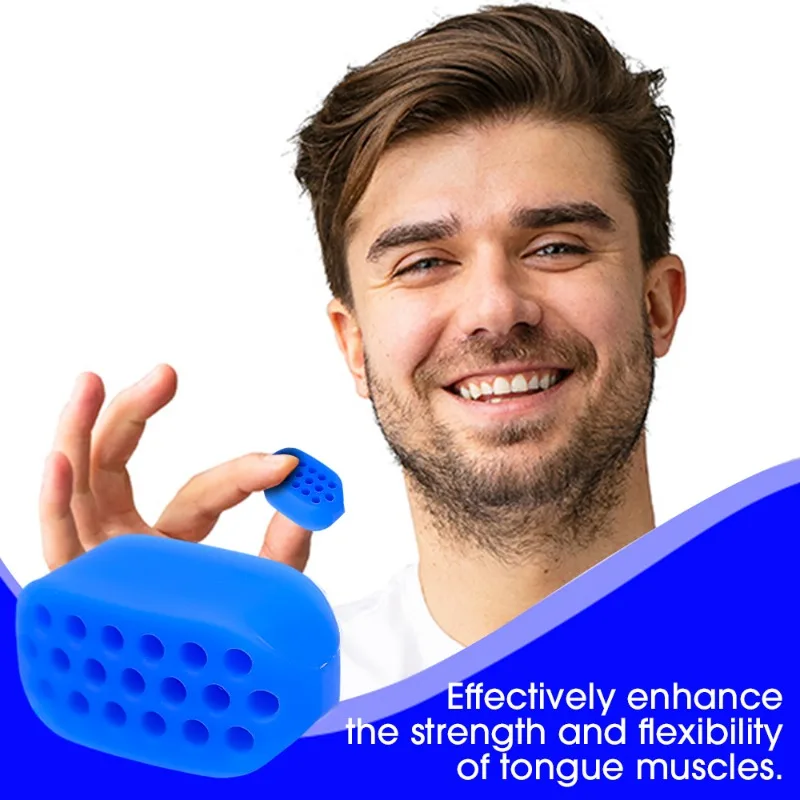 Mandibular Exerciser Exercise Face Line Chin Neck Ball Trainer Silicone Workout Exercises Masseter Strengthener Strap Facial