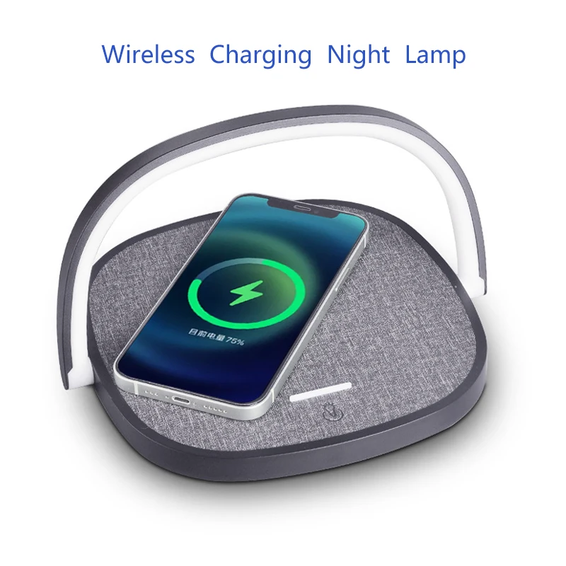 Cmoonfall-Lámpara Led de mesa recargable inalámbrica para teléfono móvil, decoraciones para mesita de noche, dormitorio, hogar de lujo en sala de estar