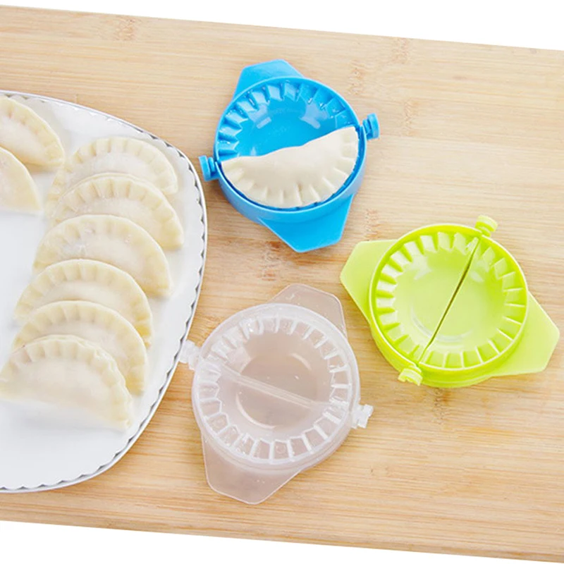 Moldes de plástico de 3 piezas para hacer comida china, prensa de masa, Ravioli, herramientas creativas de cocina DIY