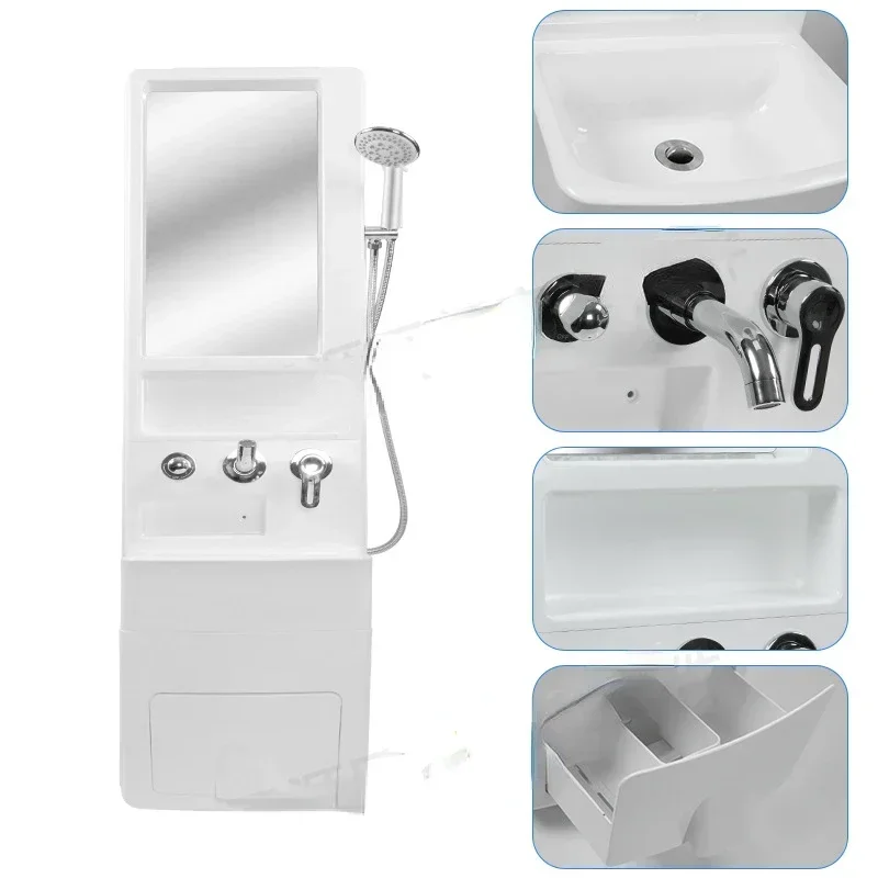 

RV Modification Accessories Cabinet Simple Cabinet Wall-Mounted Washbasin Wash Basin Integrated Bathroom Cabinet