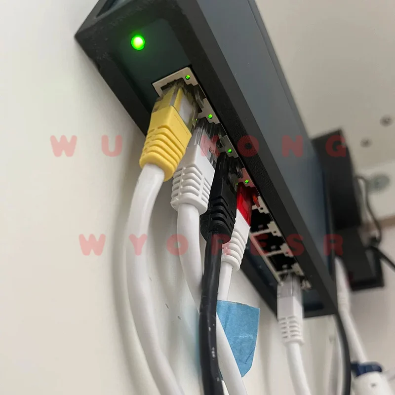 for TP-Link (SG108/SF1006P/SG608E/SG1008D/SG2008D) Network Switch Bracket Hollow Frame Boost Air Flow Dissipate Running Heat