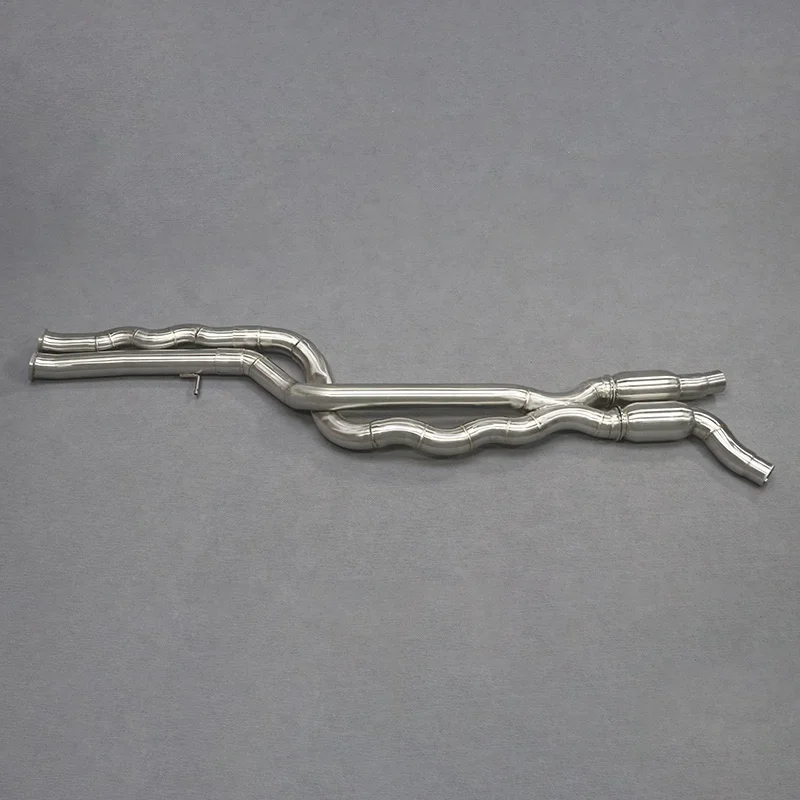 

304 Stainless Steel Exhaust Midpipe with Resonator for BMW M2C F87 S55 2018-2020 3.0T