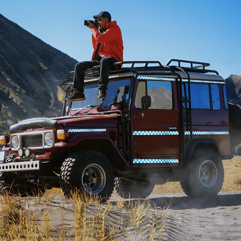 Autocollants Réflecteur Haute Visibilité Imperméable, 5cm x 25m/Rouleau, Autocollants Iode pour Rappel de Sécurité