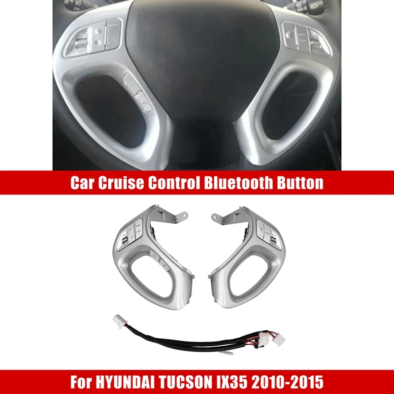 Multi Function Steering Wheel Button Cruise Control Bluetooth Button For HYUNDAI TUCSON IX35 2010-2015 96700-2S900/G