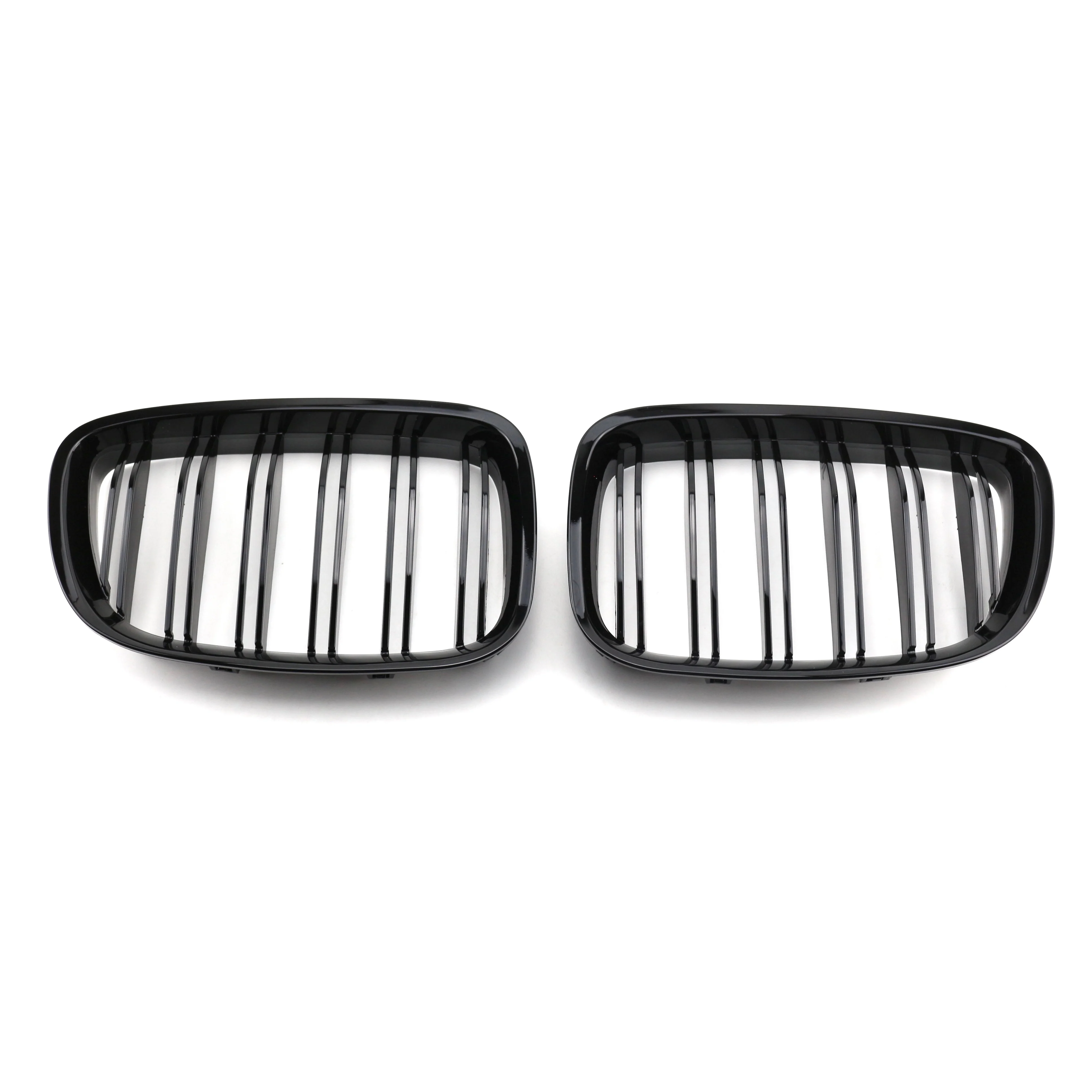 

Replacement Racing Grill Double Slat ABS Gloss black Front Bumper Grills For Bmw 5 series GT F07 2009-2016