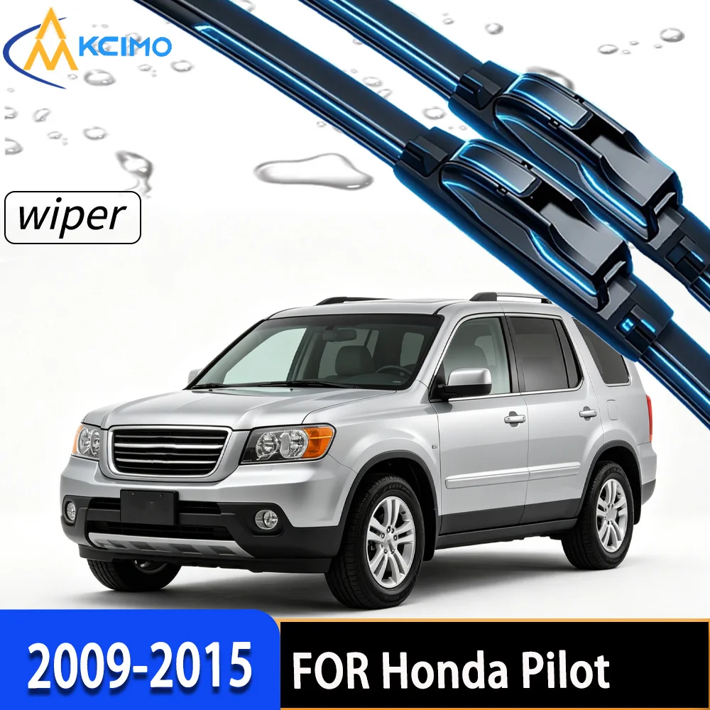 

Premium Front Windshield Wiper Blades with High-Density Rubber, Perfect Fit for Honda Pilot YF3 4 2009-2015