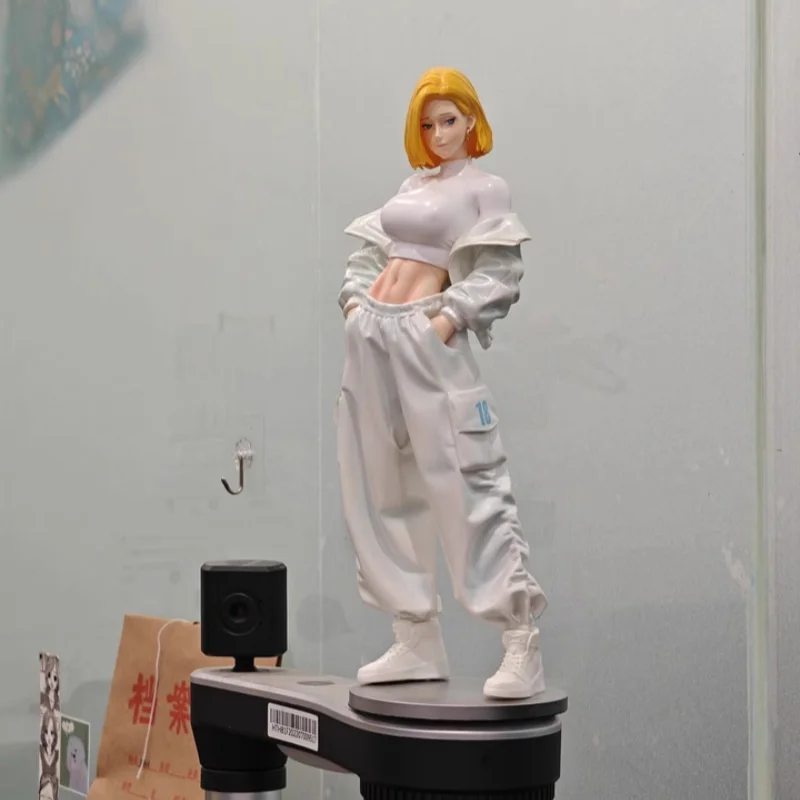 سبعة لعبة دراغون بول الرسوم المتحركة Jt رجل صنع الشكل 18 يدوية الصنع الجمال تمثال أنيمي بولي كلوريد الفينيل نموذج الديكور الرسوم المتحركة المحيطة