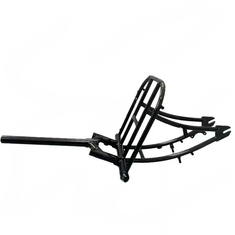 Chromium molybdenum steel open shelf front fork upgraded pipe material thickened 28.6 ports suitable for 700C frame