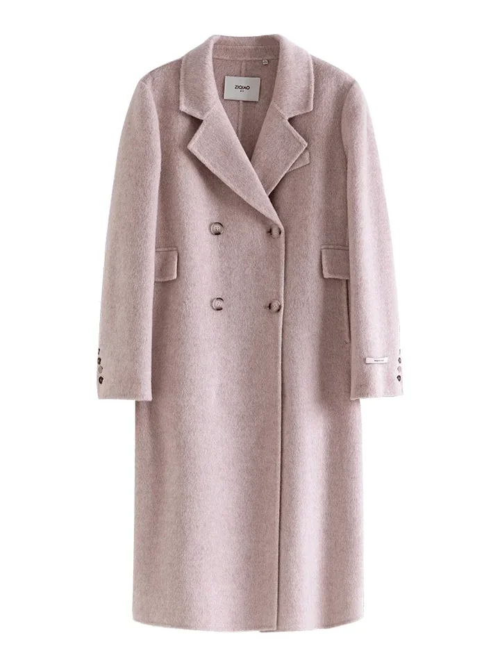 Women's Wool Coat Winter Double Breasted