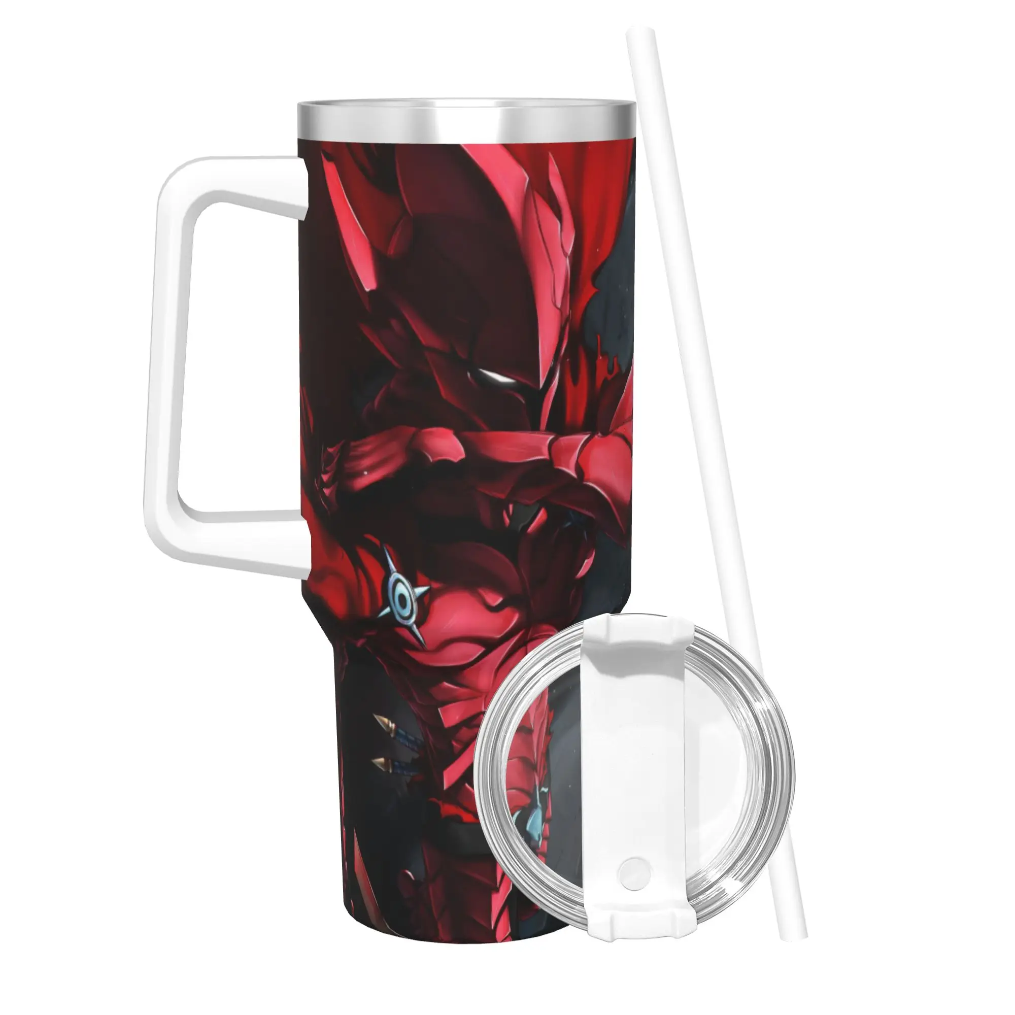 40OZ Stainless Steel Tumbler Solo Levelings Anime Coffee Mug  Heat Preservation Cold and Hot Mugs Cup Travel Water Bottle