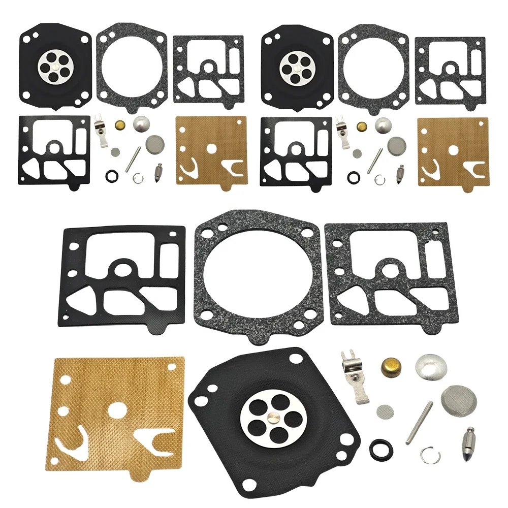 3Pcs Carburetor Diaphragm Gasket Rebuild Repair Kit for Husqvarna 133 234 238 242 250RX 254 262 42 44 440 450 Replace Spare Part