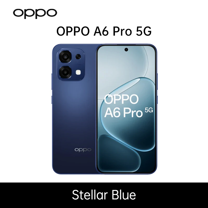 EU-versie OPPO A6 Pro 5G-smartphone 8 GB + 256 GB, 6500 mAh, MTk Dimensity 6300, AMOLED, 50 MP AI-hoofdcamera IP69