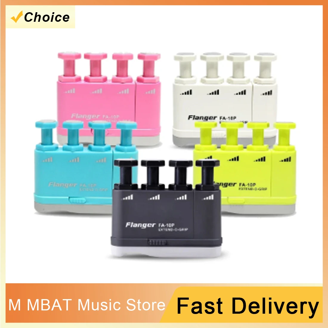 

Корректоры пальцев для гитары Flanger, тренажер для начинающих, тренажер для рук, тренажер для пальцев, регулируемая сила, устройство для силы пальцев