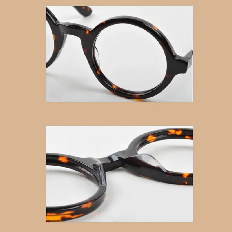 Optical Glasses Frame Men Johnny Depp ZOLMAN Round Eyeglasses Frames Women Luxury Brand Lemtosh Vintage Acetate Computer Goggles