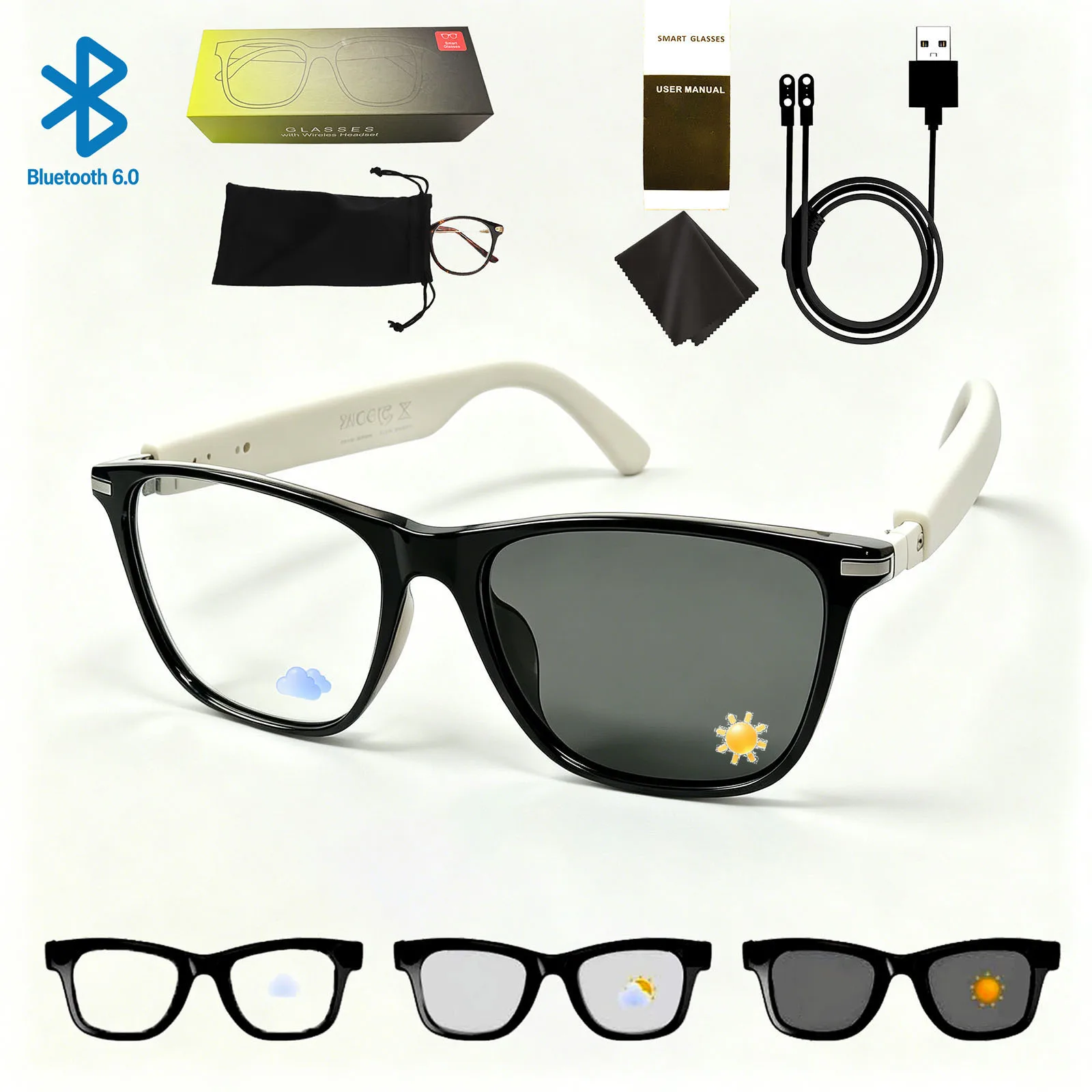 GlassesSet M01Hei W