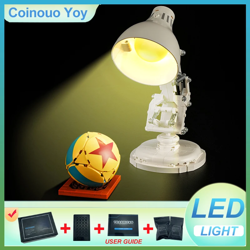 

LIGHT For LEGO 21357 Pixar Luxo Jr Block DIY Toy (NO Blocks Model,Only LED Light) Light Set Kid Gift