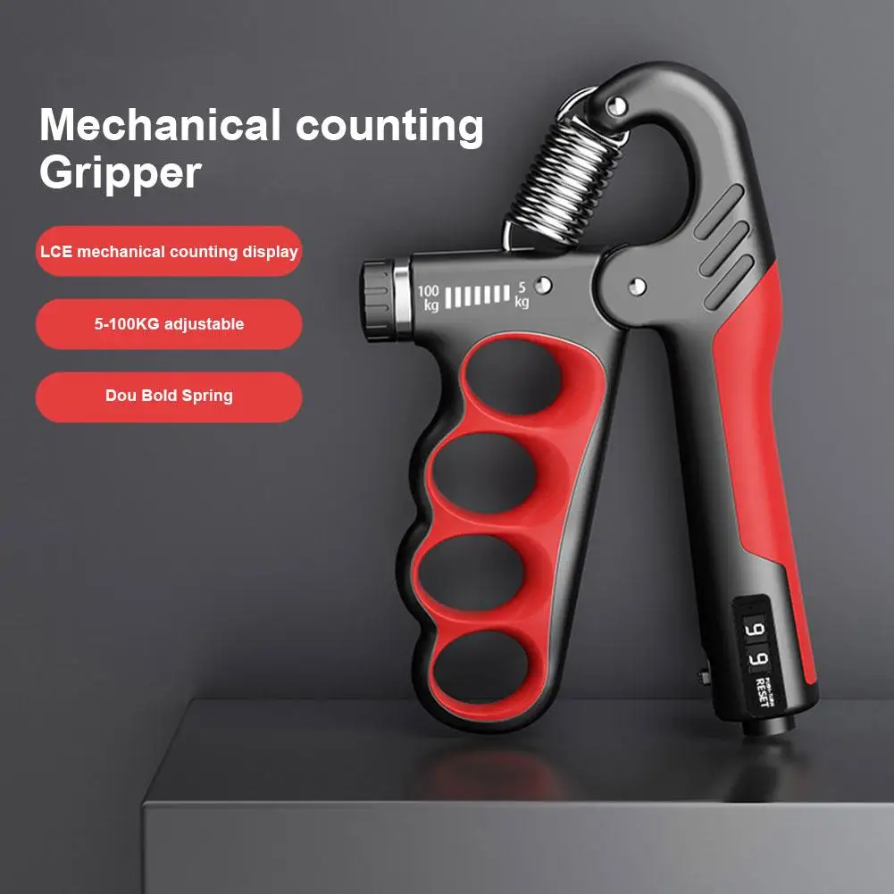 5-100Kg Hand Gripper Gym Wrist Expander Hand Strengthener Adjustable Dynamometer Hand Grip Finger Forearm Trainer Muscle Recover