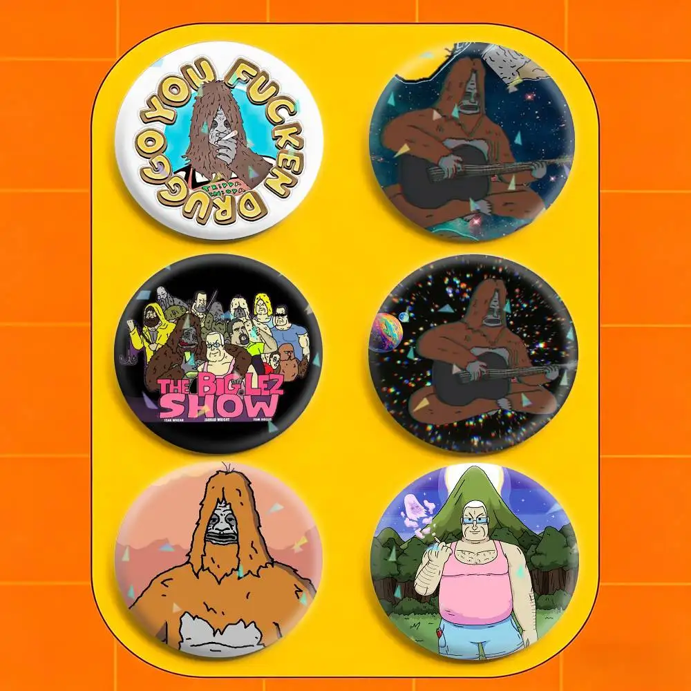 

The B-Big Lez Show Badges Niche Design Brooch for Backpack Lapel Pins Creative Accessories