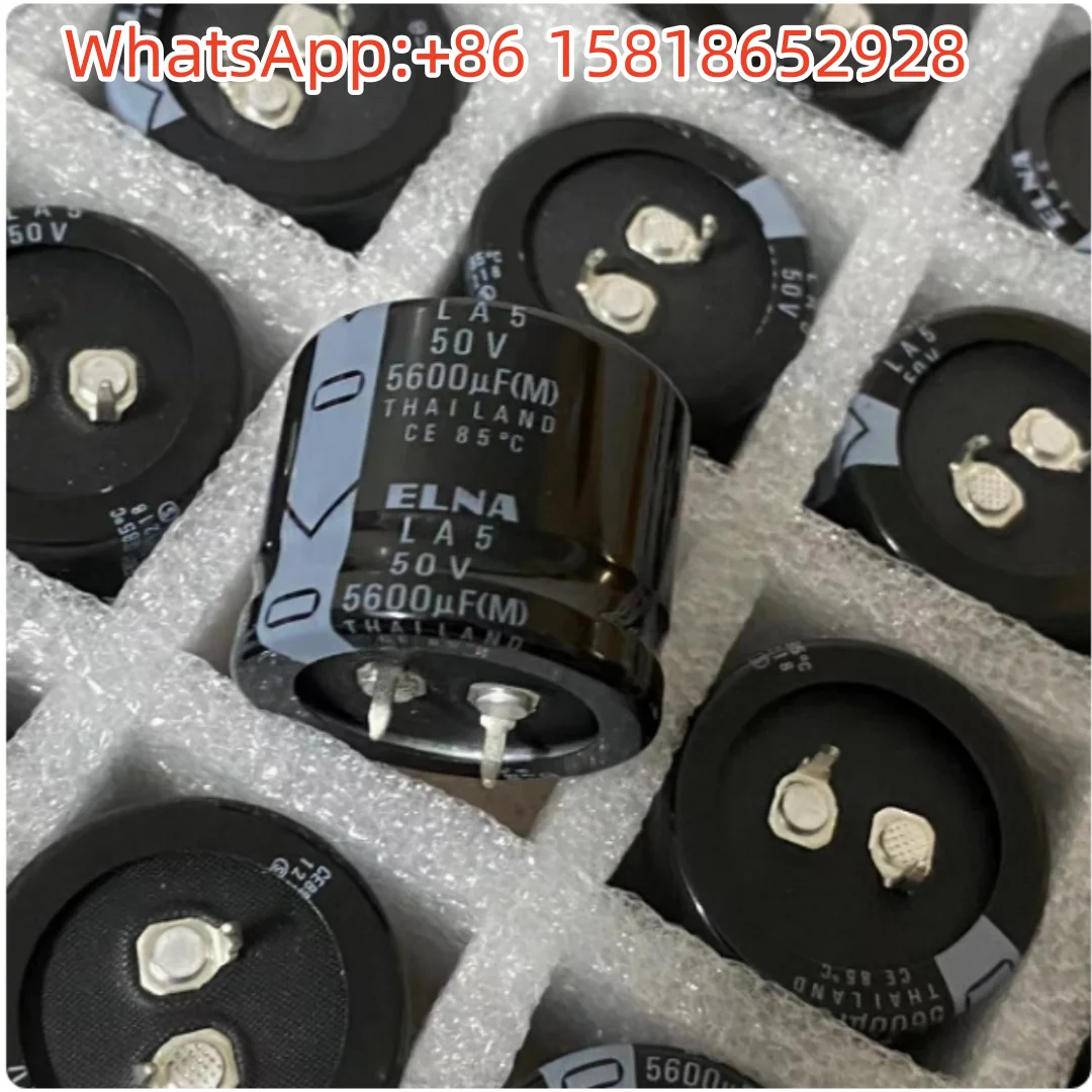 

2 pieces 5600UF 50V Japan ELNA capacitor 50V5600UF 30*25 LA5 replacement 50V4700UF