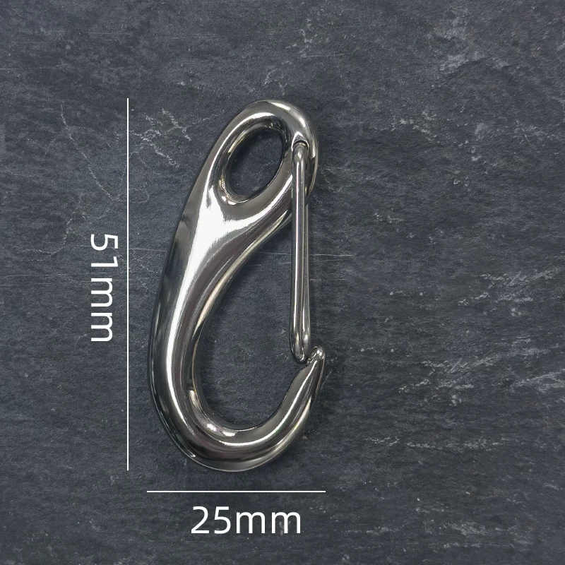 

Titanium Keychain Carabiner Clip - Quick Release Snap Hook and Key Ring, Key Organizer Holder for Men and Women