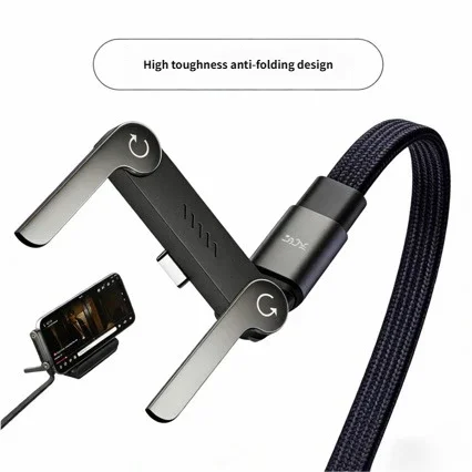 240W multi-function mobile phone fast charging stand with PTC interface data cable, suitable for Apple 1517 and Huawei