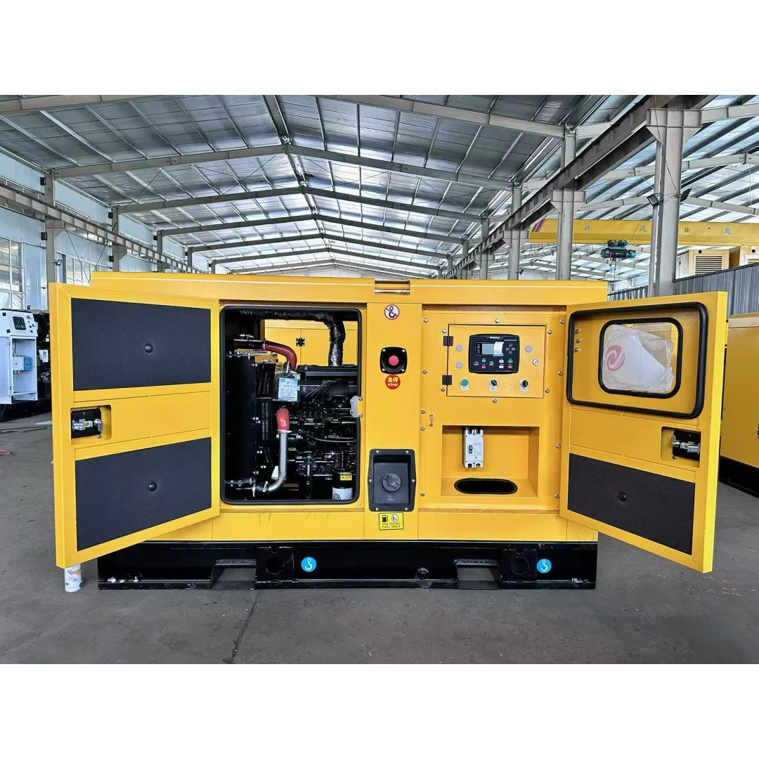 110kva diesel Generator Silent Type  Shangchai Low Rpm Alternator Silent diesel Watercooled  Generator Set for Hotel Factory