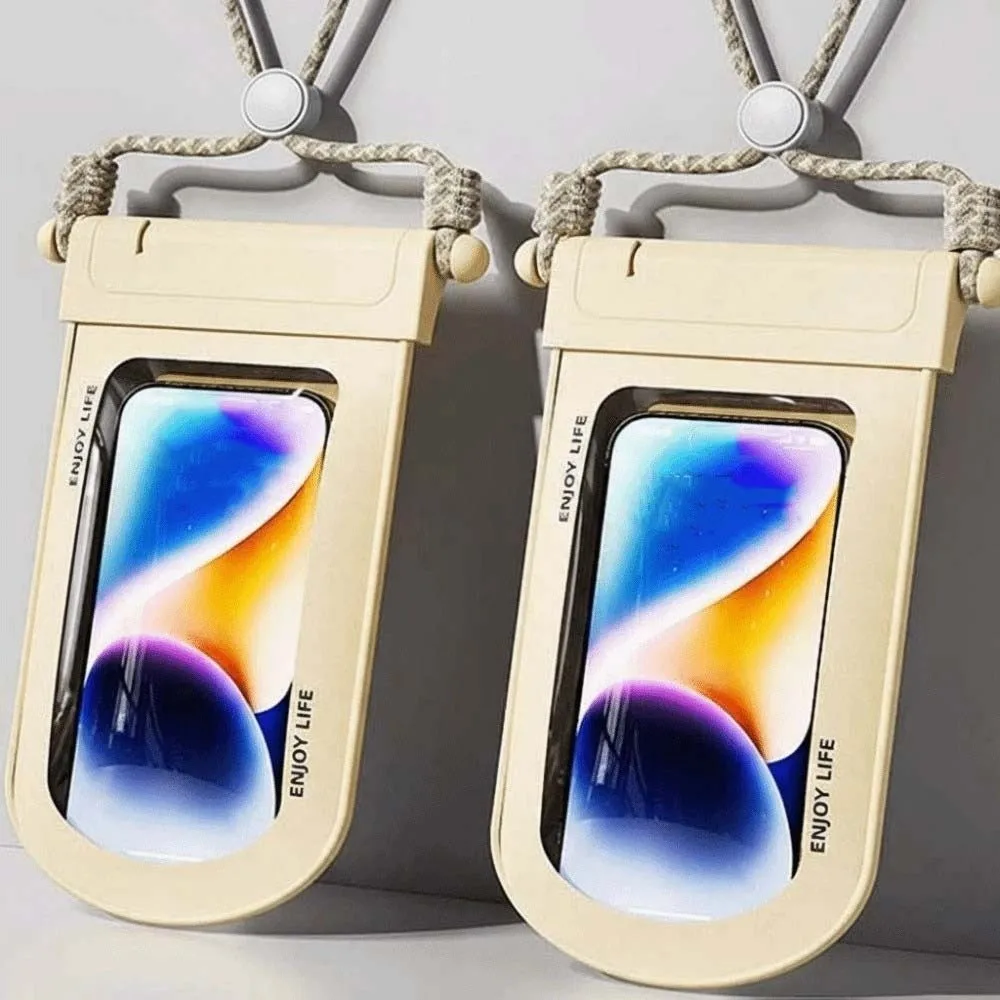 Adjustable Strap Waterproof Phone Pouch Lightweight Sealed Crossbody Dry Bag ABS Large Capacity Transparent Hanging Neck Bag view 2
