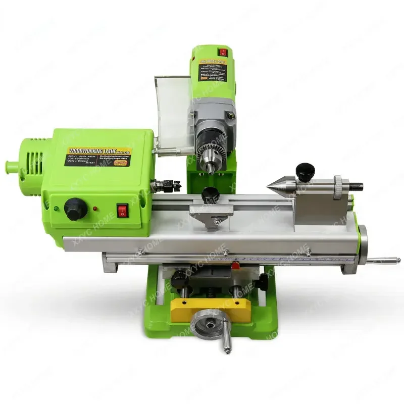 BG-3309 Mini Wood Lathe Machine Variable-Speed Benchtop Woodworking Lathe Rotary Tool Buddha Pearl Grinding Polishing DI