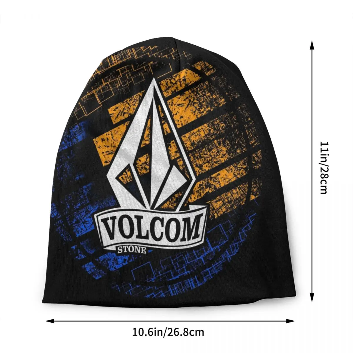 Custom Volcoms Logo Beanie Cap Unisex Winter Warm Bonnet Homme Knitted Hats Cool Outdoor Skullies Beanies Caps For Men Women