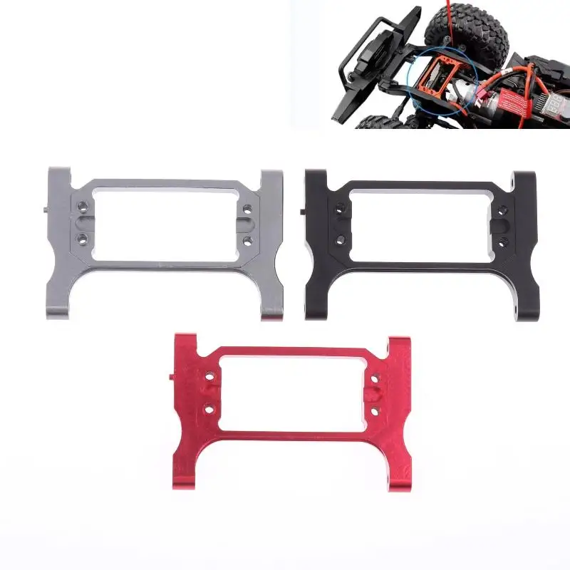 

Aluminum Alloy Front Servo Mount Chassis Steering Crossmember For 1/10 Scale RC Crawler Car TRXXAS TRX4