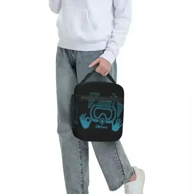

Подводное плавание Aqua Blues IDive OK, изолированные сумки для обеда для женщин, многоразовый холодильник-холодильник, термобокс для бенто, работа, школа, путешествия